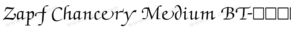 Zapf Chancery Medium BT字体转换